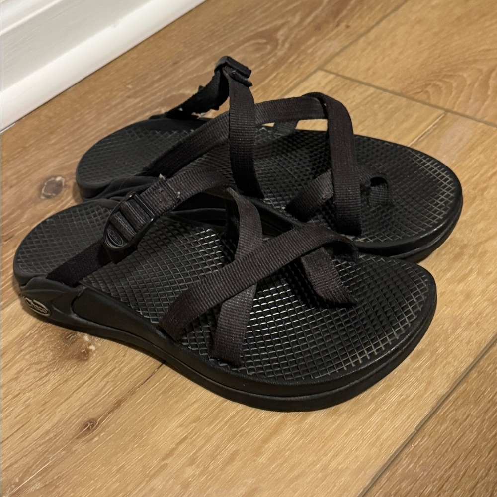 Chaco Black Strappy Sandals